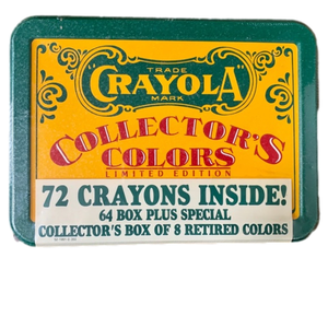 CRAYOLA CRAYONS Collectors Tin Unopened With 72 Crayons